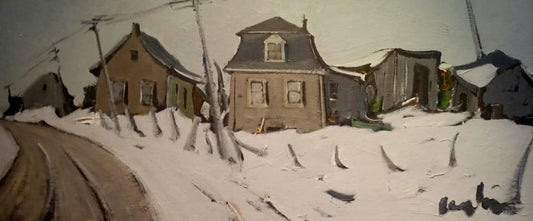 Roger Cantin - Sans Titre / Acrylique/Panneau, 27×12 po // 68,58×30,48 cm