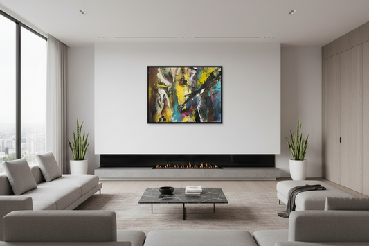 Jean-Pierre Lafrance - Abstract-#7-125 / Mixed Media/Canvas, 36x48 in // 91.44x121.92 cm