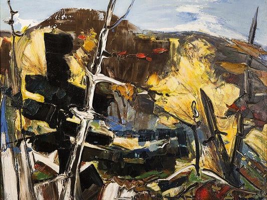 Joseph Giunta - Automne Laurentides / Huile/Panneau, 24×30 po // 60,96×76,2 cm