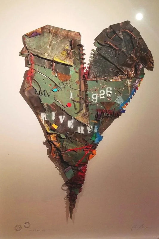 Jean Gaudreau - Balise du Temps / Technique Mixte, 2019, 41×56 po // 104,14×142,24 cm