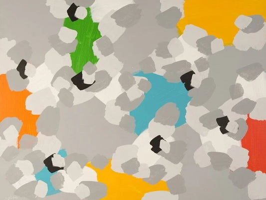 Marcel Barbeau - Sans Titre / Acrylique/Toile, 1984, 24X30 po // 60,96X76,2 cm