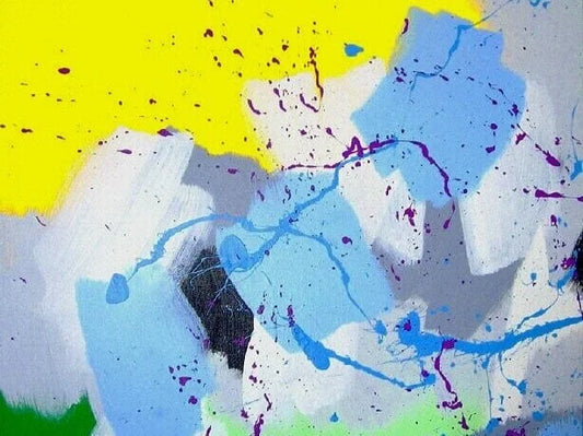 Marcel Barbeau - Le Sourire du Jour / Acrylique/Toile, 1979, 26 x 26 po // 66,04 x 66,04 cm