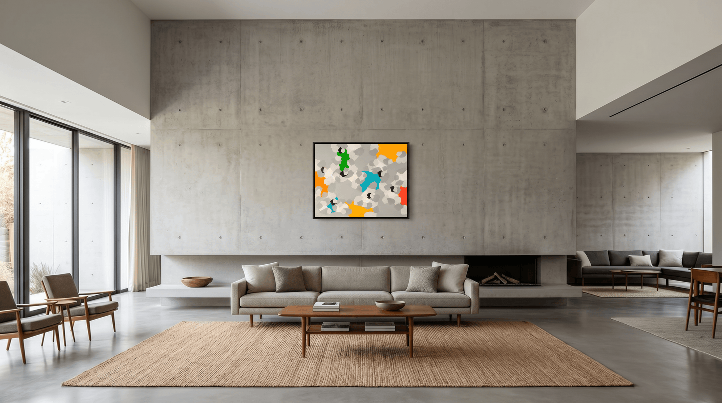 Marcel Barbeau, Sans titre 24X30 po / 60,96X76,2 cm