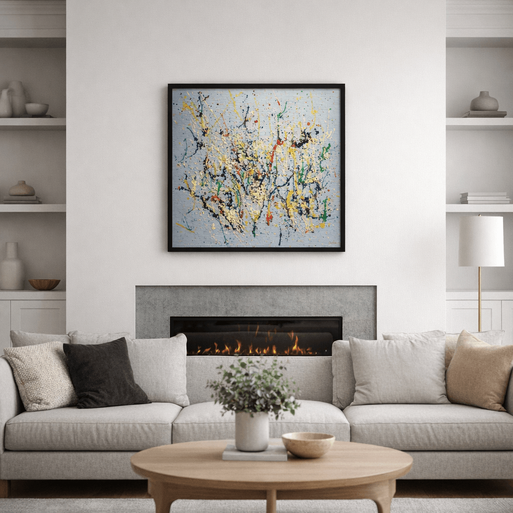 Marcel Barbeau, Humeur Hivernal 20x24 po / 50,80x60,96 cm