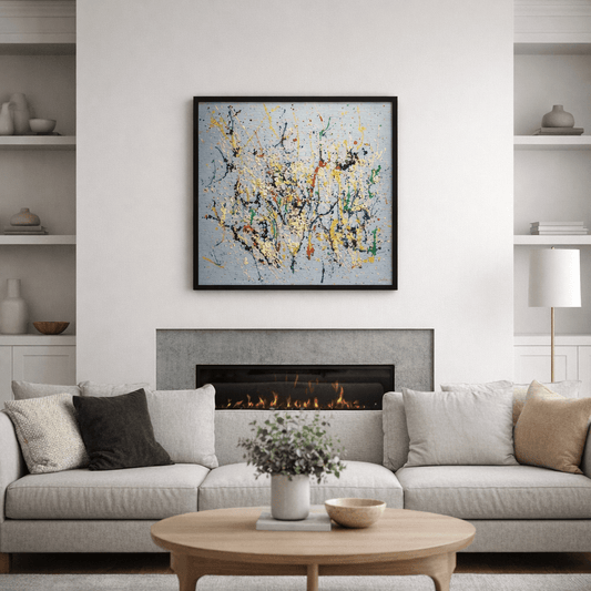 Marcel Barbeau, Humeur Hivernal 20x24 po / 50,80x60,96 cm