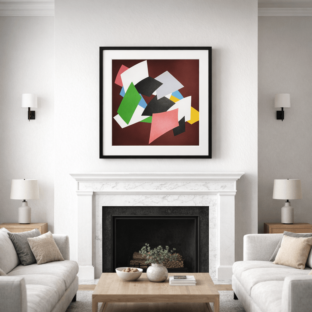 Marcel Barbeau, La Clé du Vertige 32x39,5 po / 81,28x100,33 cm