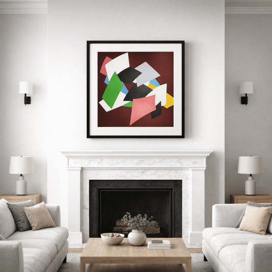 Marcel Barbeau, La Clé du Vertige 32x39,5 po / 81,28x100,33 cm