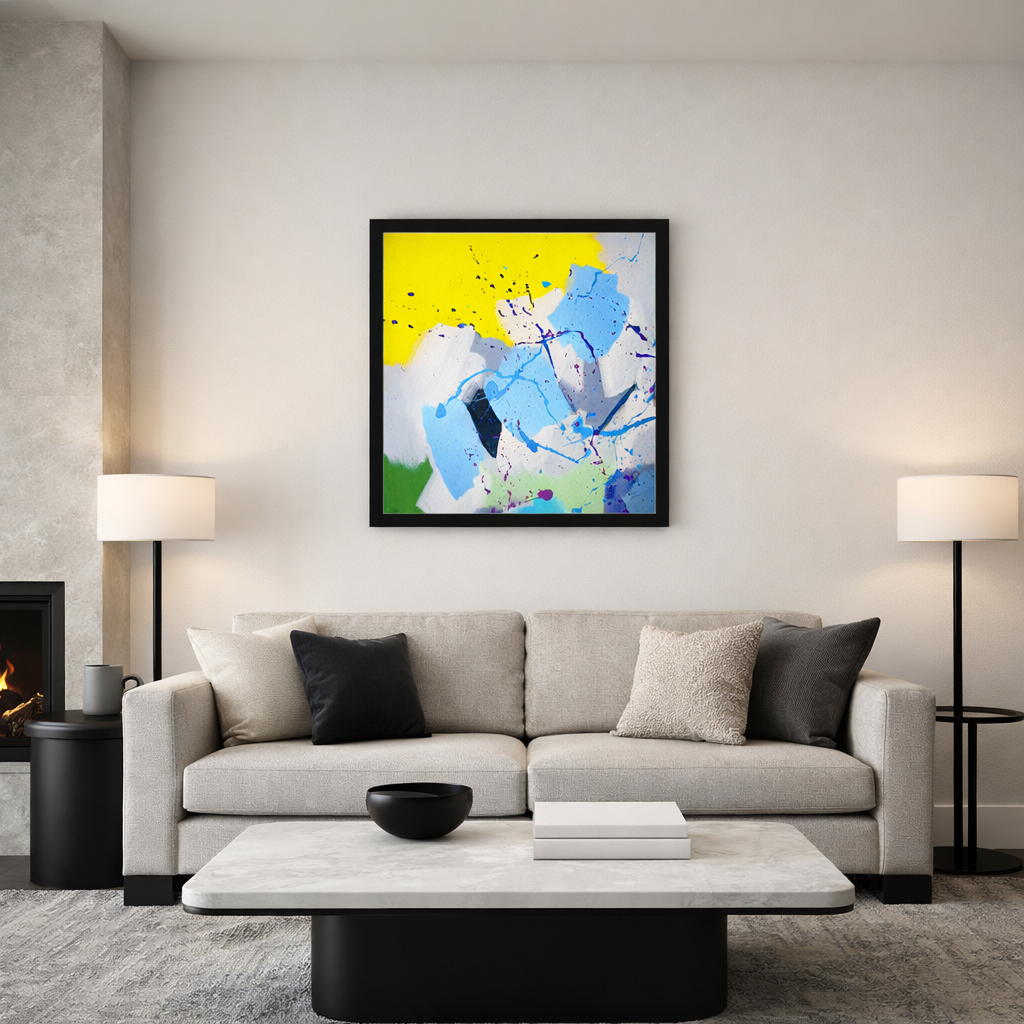 Marcel Barbeau, Le Sourire du Jour 26x26 po / 66,04x66,04 cm