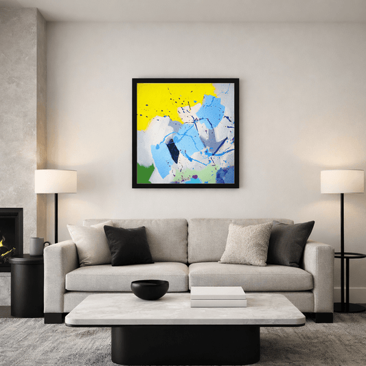 Marcel Barbeau, Le Sourire du Jour 26x26 po / 66,04x66,04 cm