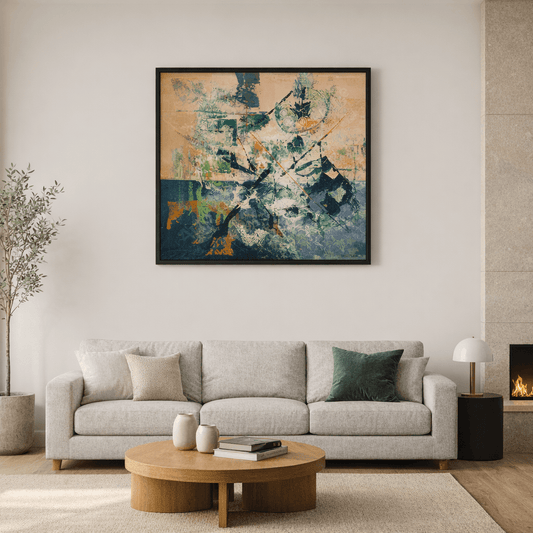Léon Bellefleur, Jongleur aux Rideaux Mauves 32x39 3/4po / 81,3x101 cm