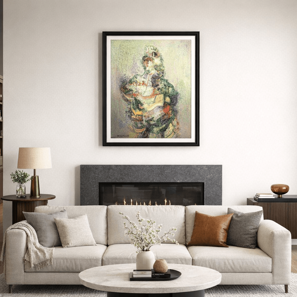 Léon Bellefleur, Portrait d'ancêtre 31 3/4x25 3/4 po / 80,7x65,5 cm