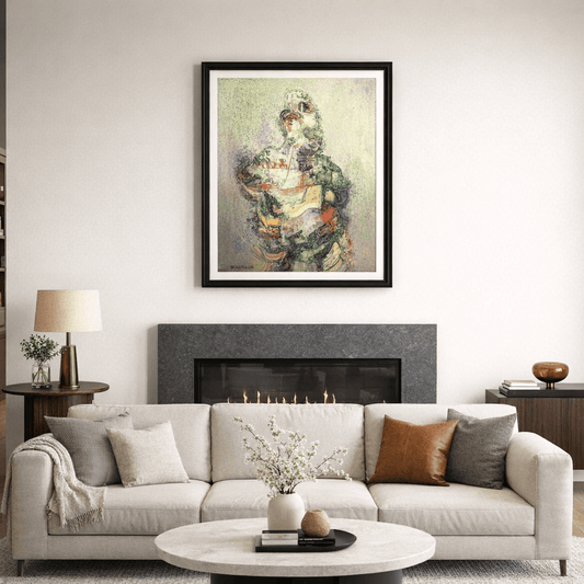 Léon Bellefleur, Portrait d'ancêtre 31 3/4x25 3/4 po / 80,7x65,5 cm