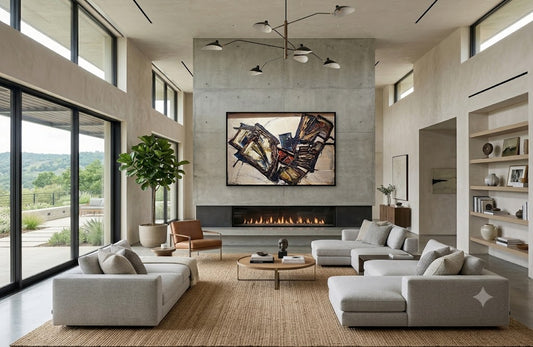 Joseph Giunta - Ritmo / Mixed Media/Panel, 1963, 19.5×29.5 in // 49.53×74.93 cm