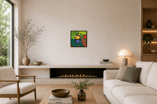 Jennifer Hornyak, Yellow Flowers ...20x18 po / 50,80x45,72 cm