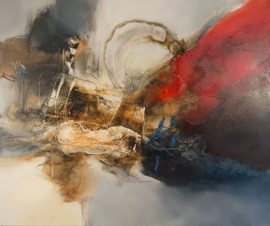 Jou Lee Hyun - Circulation / Technique Mixte/Toile, 40X48 po // 101,6X121,92 cm