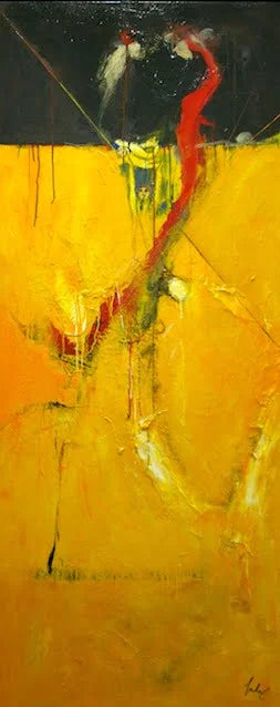 Jean Gaudreau - Le Géant IV / Technique Mixte/Toile, 2004, 72×29 po // 182,88×73,66 cm