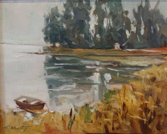 Frank Nemeth - Lac St-Louis in Fall / Huile/Toile, 16×20 po // 40,64×50,80 cm