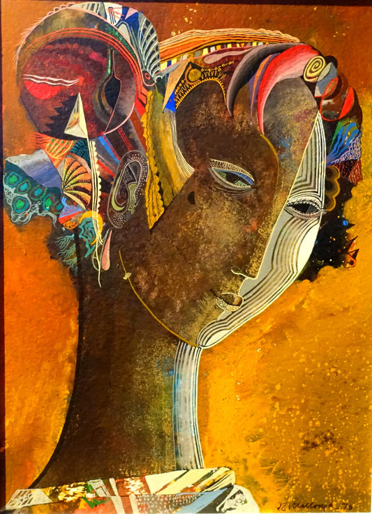 Jesús Carles De Vilallonga - Marta / Tempera/Panel, 1978, 15.75×11.75 in // 40.01×29.85cm