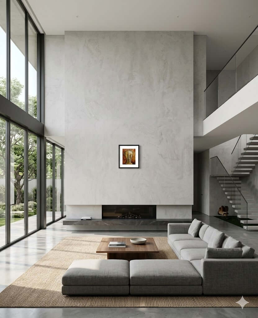 Jesús Carles de Vilallonga, Tête intérieure 10,5x8,5 po / 26,67x21,59 cm