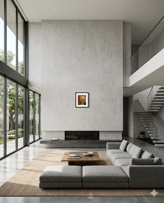Jesús Carles de Vilallonga, Tête intérieure 10,5x8,5 po / 26,67x21,59 cm