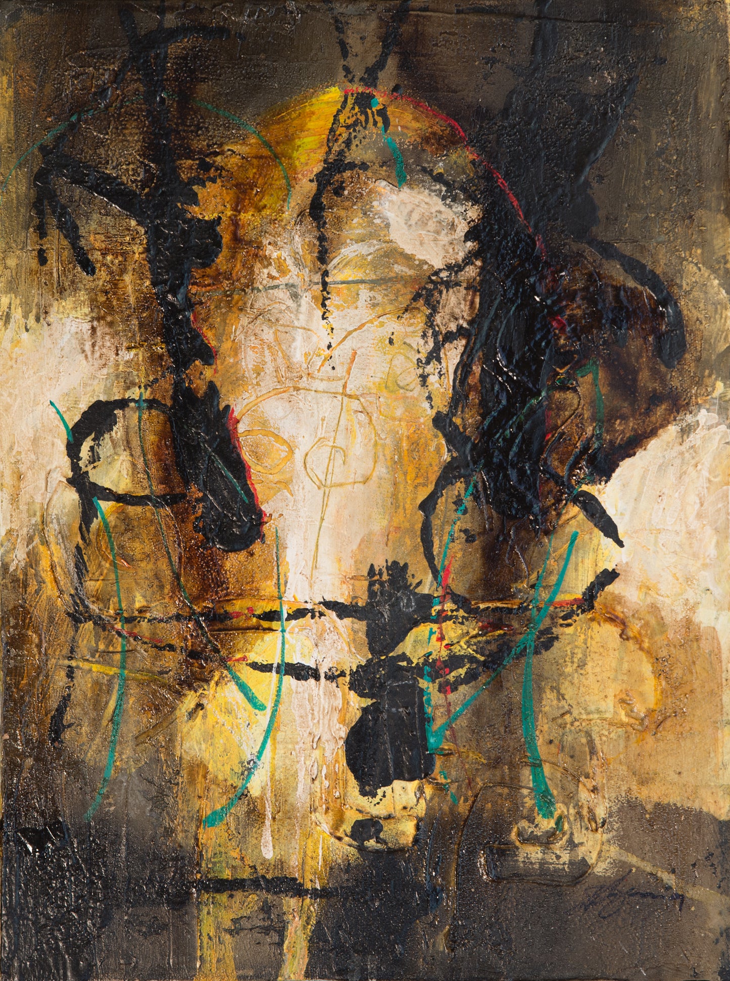 Jean-Pierre Lafrance – Cri du printemps, Technique Mixte sur toile