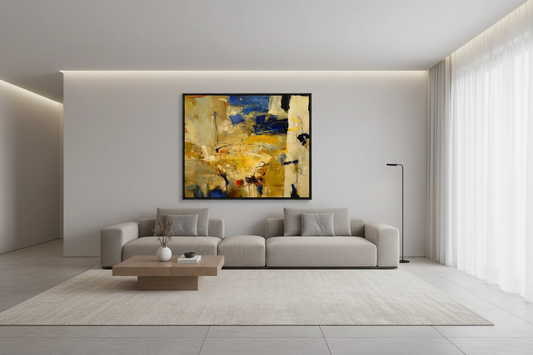 Jean-Pierre Lafrance - Eau #05-37 / Mixed Media/Panel, 48x60 in // 121.92x152.40 cm