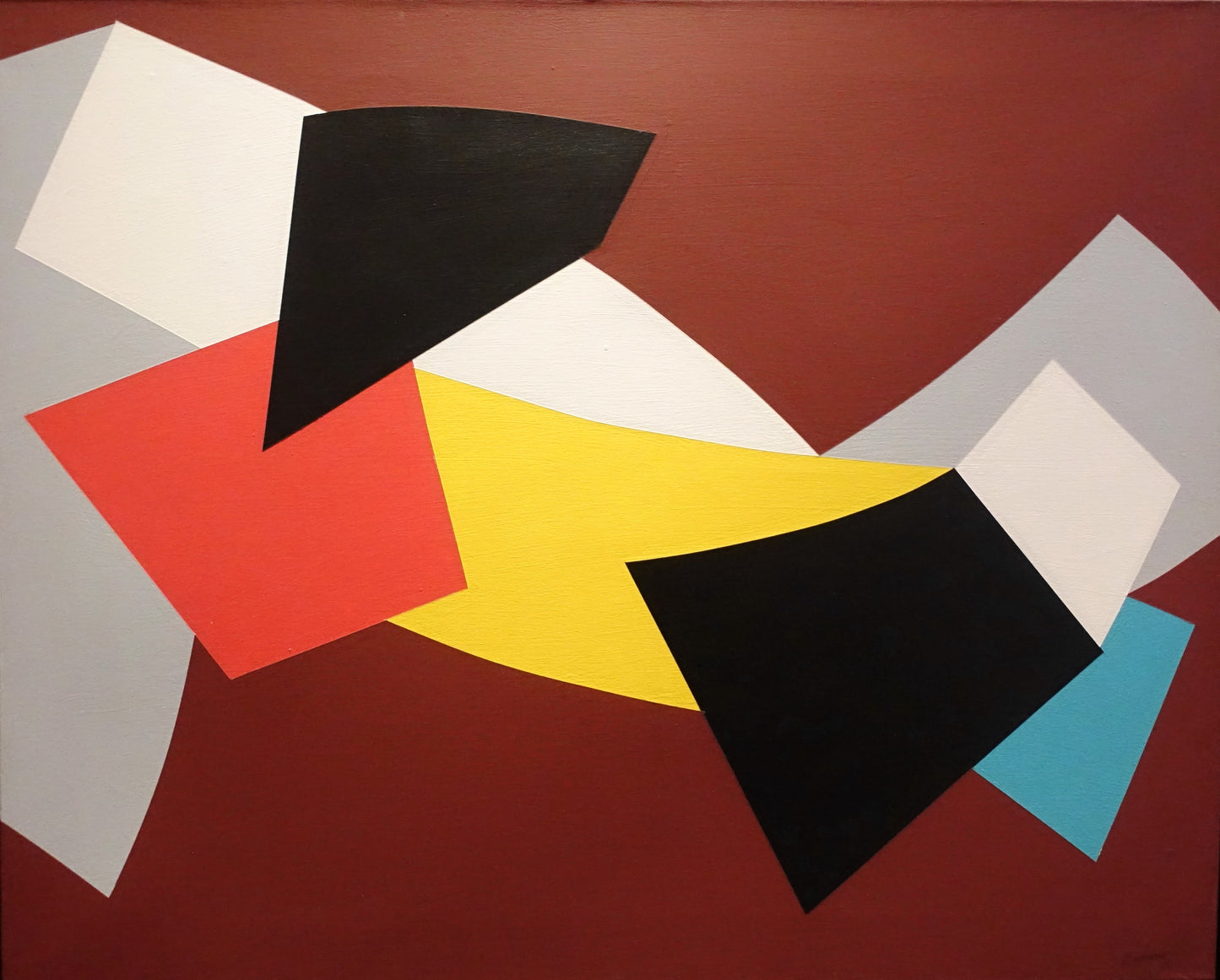Marcel Barbeau, Jeu de dés, 32x40 po / 81,28x101,60 cm