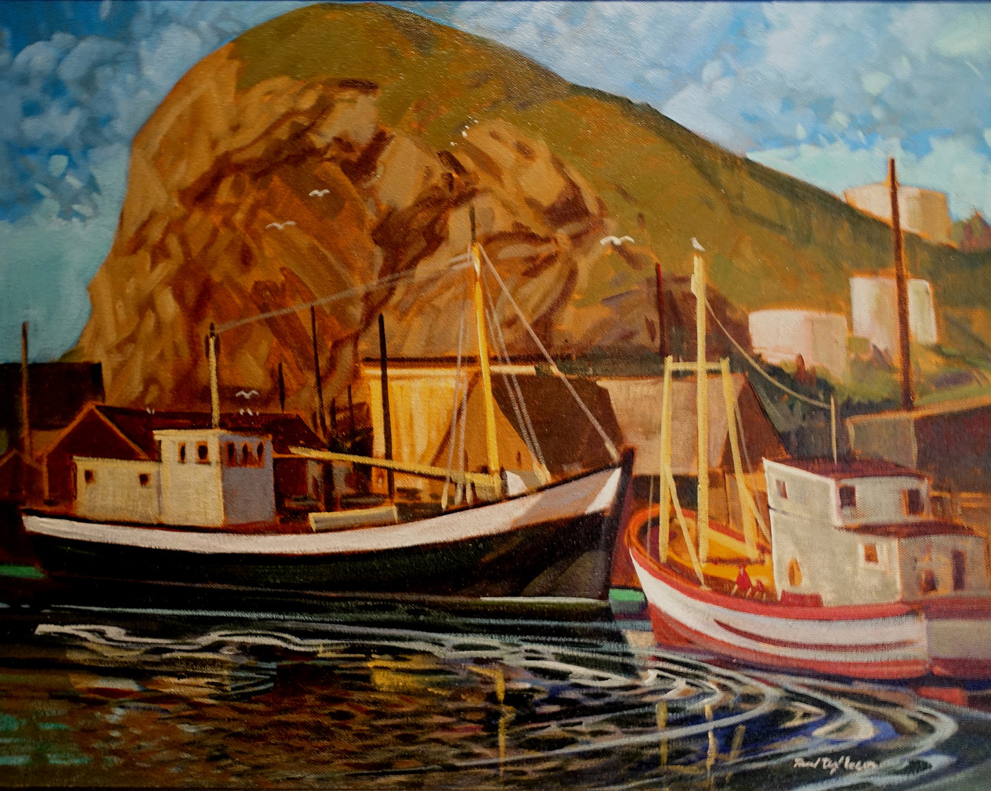 Paul 'Tex' Lecor, Cap aux Meules 16x20 po / 40,64x50,80 cm