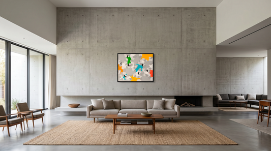 Marcel Barbeau -Untitled / Acrylic/Canvas, 1984, 24X30 in // 60.96X76.2 cm