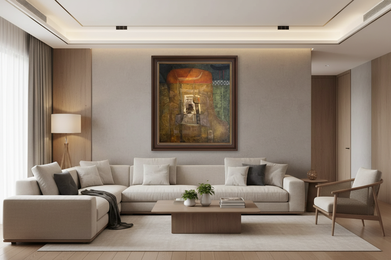 Hyun Jou Lee, Sans titre 47x44 po / 119,38x111,76 cm