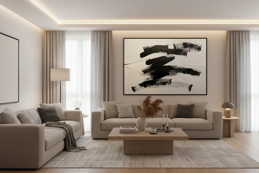 Frère Jérôme - Untitled / Oil/Paper, 1978, 24×40 in // 60.96×101.06 cm