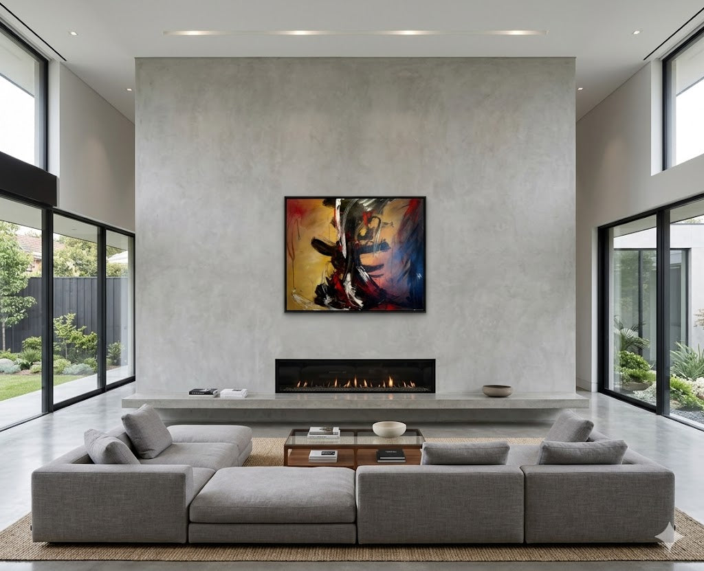 Frère Jérôme, Sans titre 24x36 po / 60,96x91,44 cm