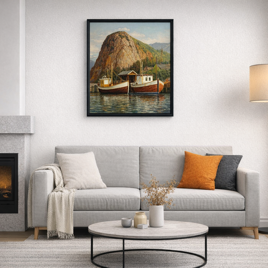 Paul Tex Lecor, Cap aux Meules 16x20 po / 40,64x50,80 cm