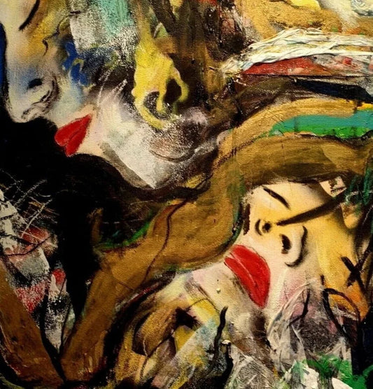 Jean Gaudreau - Sans Titre / Technique Mixte/Toile, 1994, 40×28 po // 101,60×71,12 cm