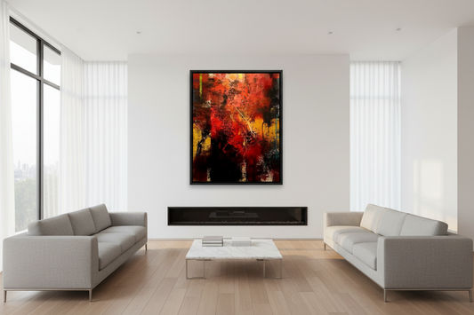 Jean-Pierre Lafrance - Live and Let Live / Mixed Media/Canvas, 72x60 in // 182.88x152.40 cm