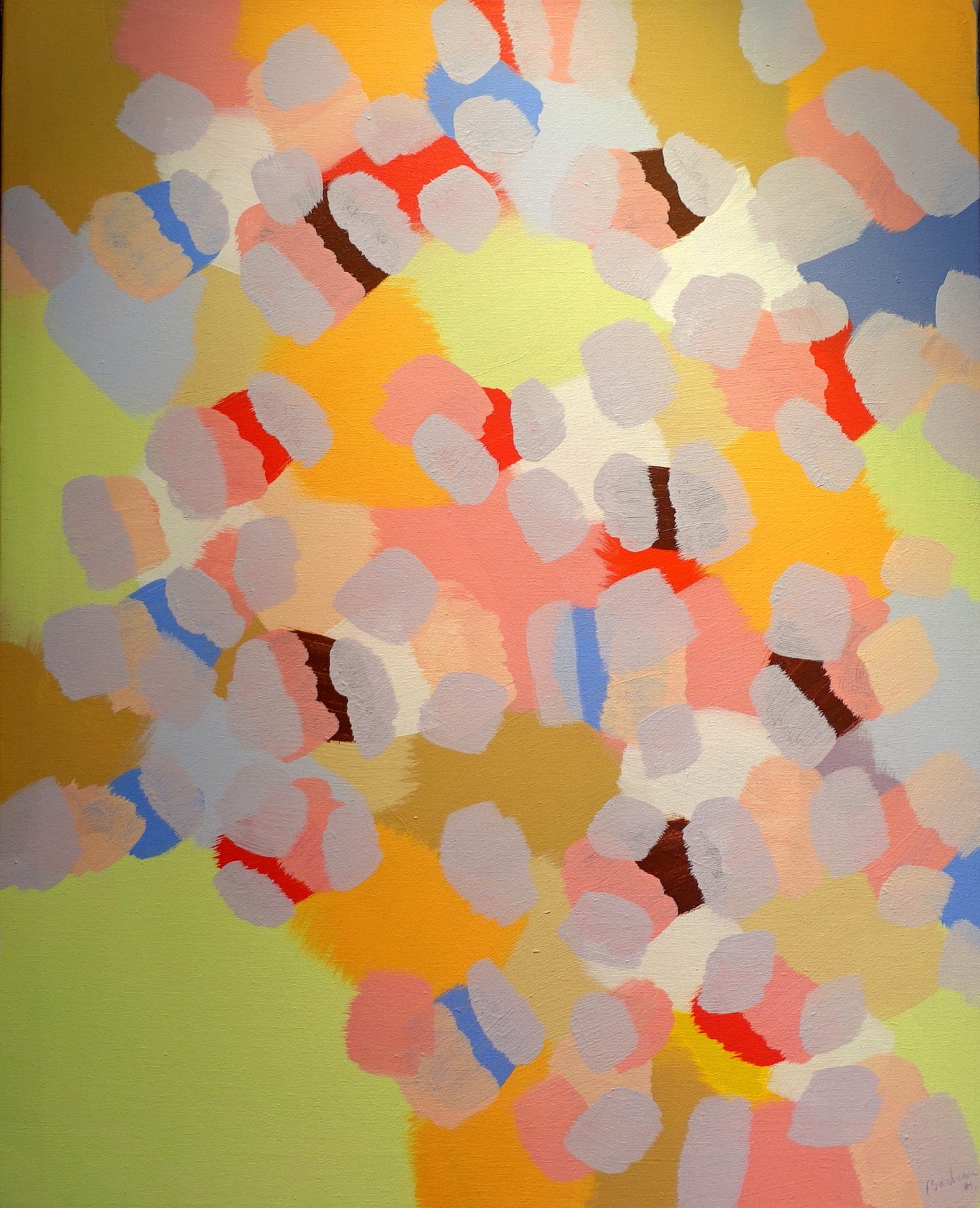Marcel Barbeau - Untitled / Acrylic/Canvas, 1984, 32x26 in // 81.28x66.04 cm 